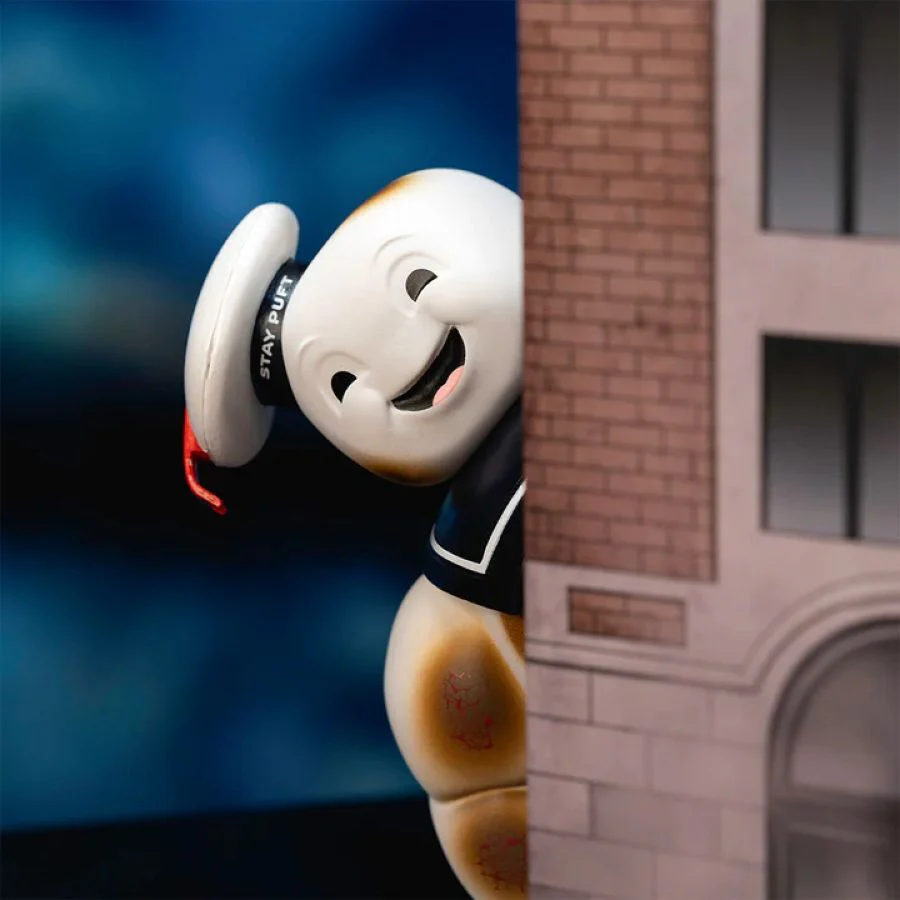 Jada Ghostbusters Stay Puft Marshmallow Man 6" With Ecto-1 Next Level Nano Set - Image 4