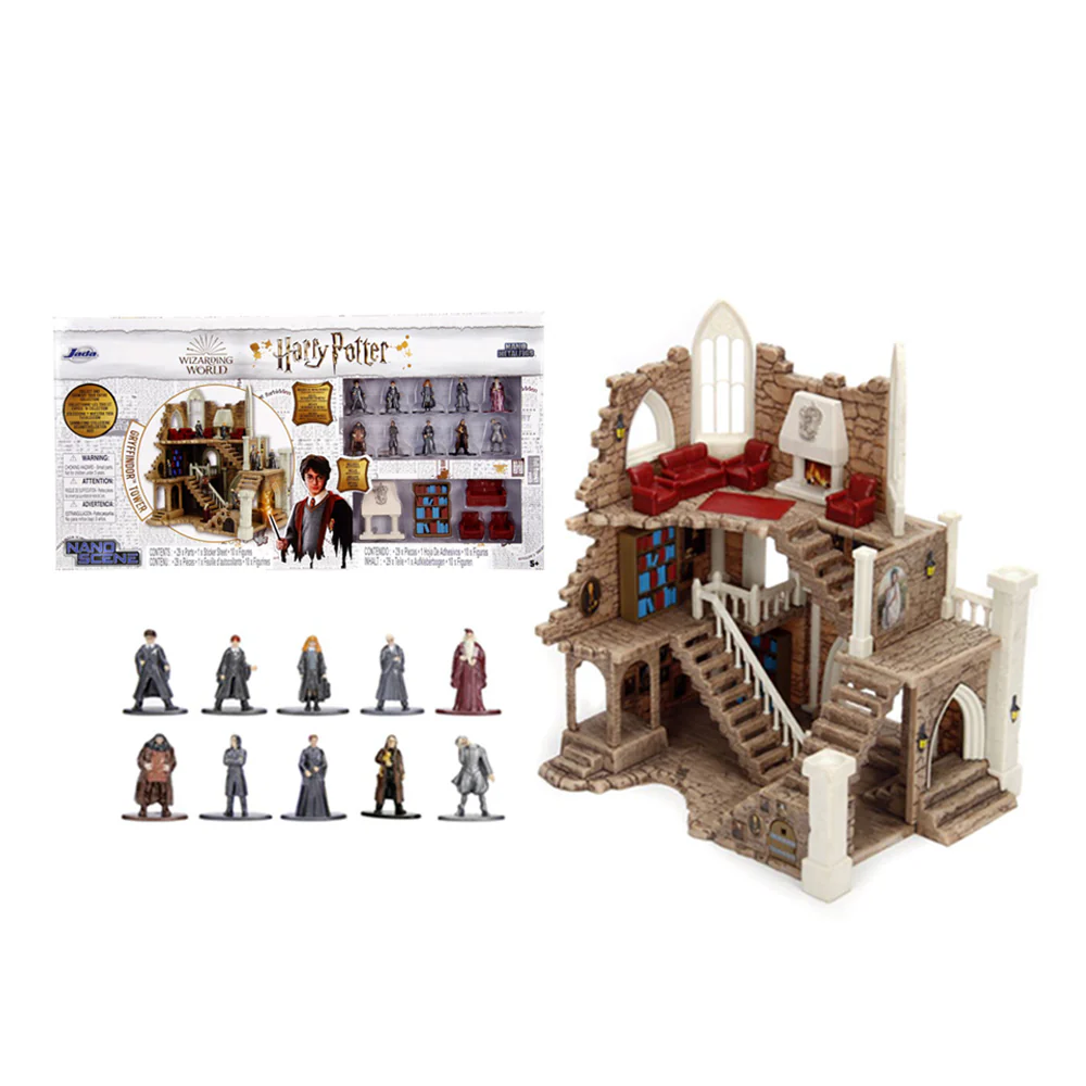 Jada Harry Potter Hogwarts Scene With 10 Nano MetalFig Play Set Collectible - Image 2