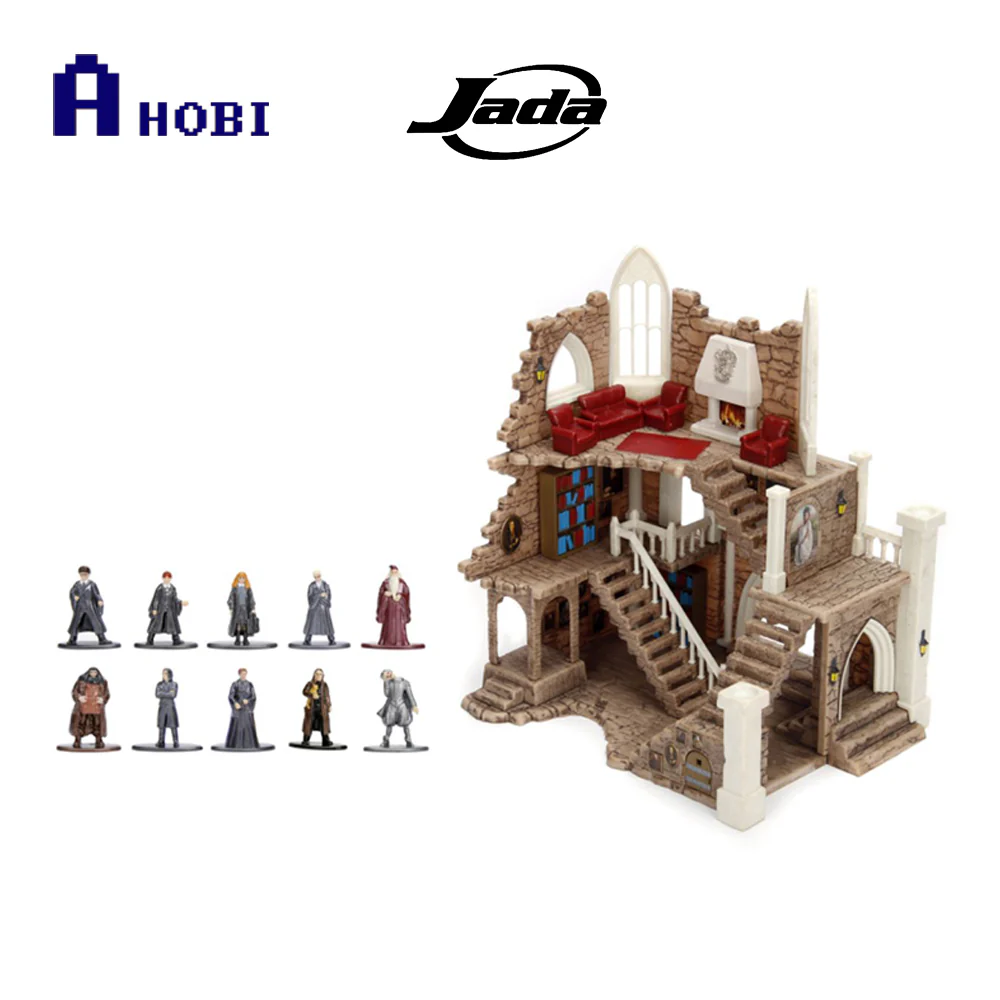 Jada Harry Potter Hogwarts Scene With 10 Nano MetalFig Play Set Collectible - Image 3