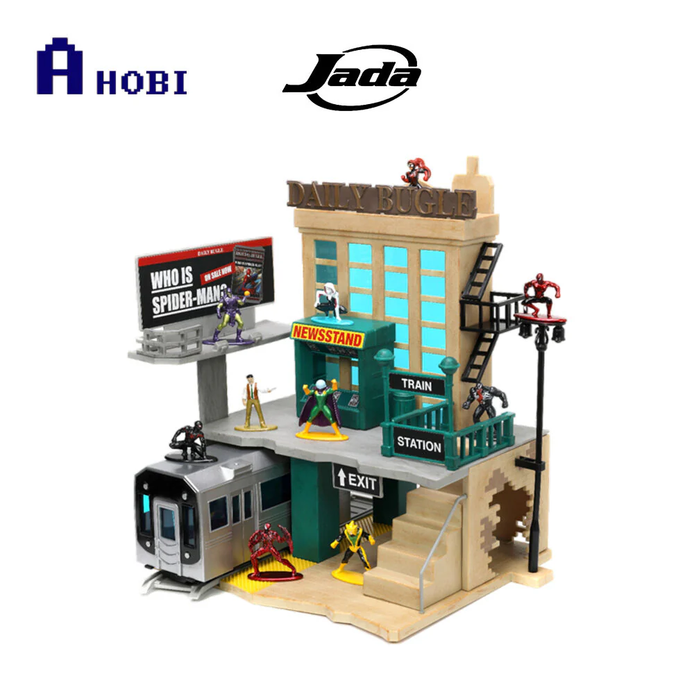 Jada Spider-Man Comics Daily Bugle New York City Deluxe Nano Scene Model Toy - Image 7