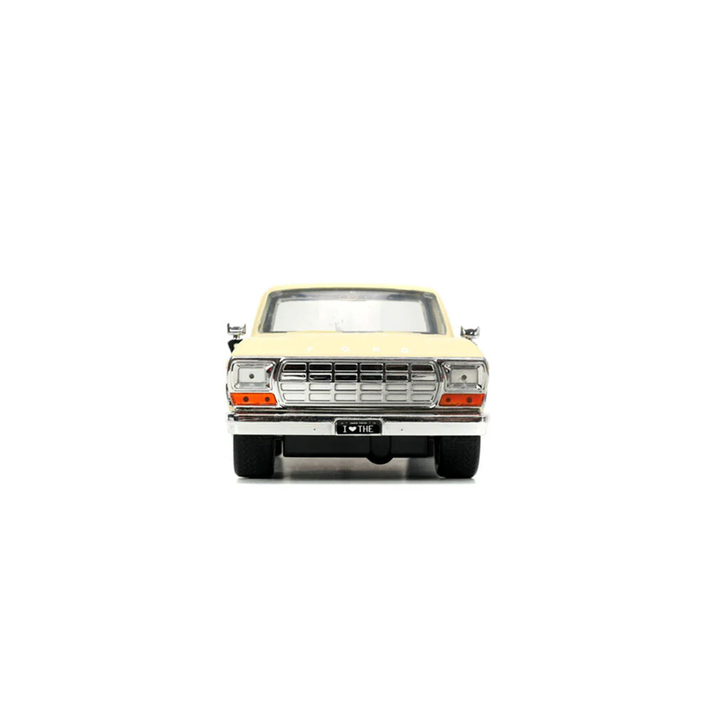 Jada Toys I Love The 70s 1979 Ford F150 1:24 Scale Racing Car Die-Cast Vehicle Toy - Image 5