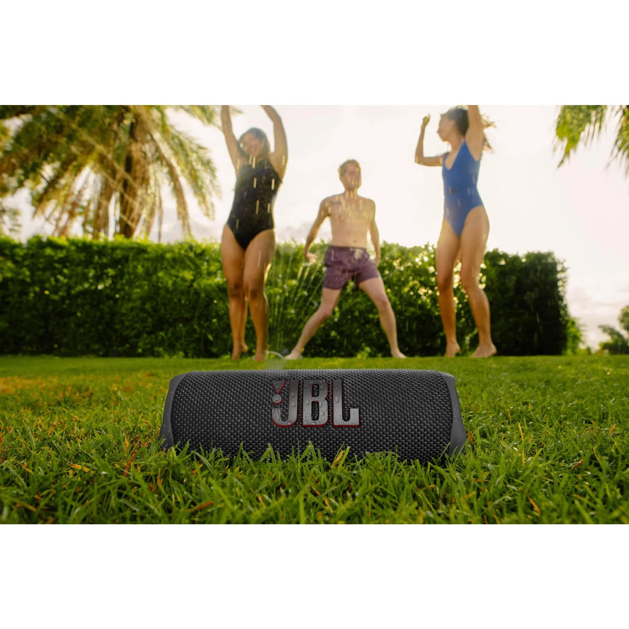 JBL Flip 6 Portable Bluetooth Speaker (Black) - Image 9