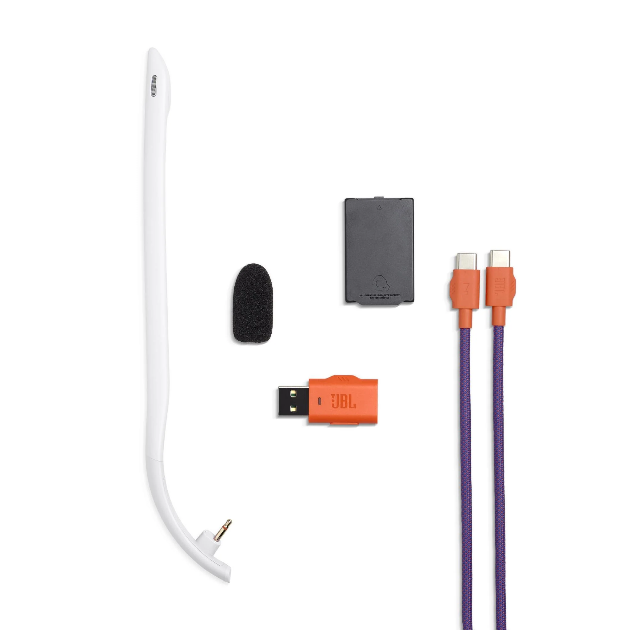 JBL Quantum 650 Gaming Wireless Over-Ear Headset (White) - Image 7