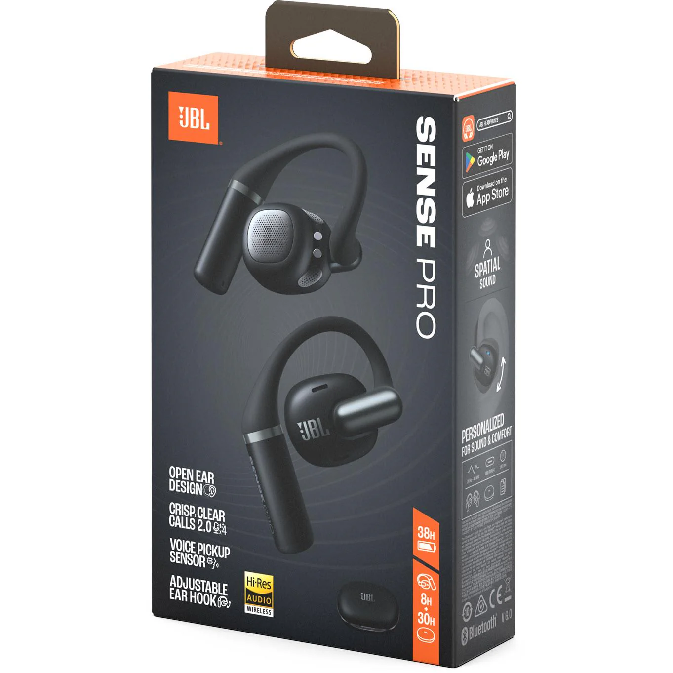JBL Sense Pro Premium Open-Ear Headphones (Black) - Image 12