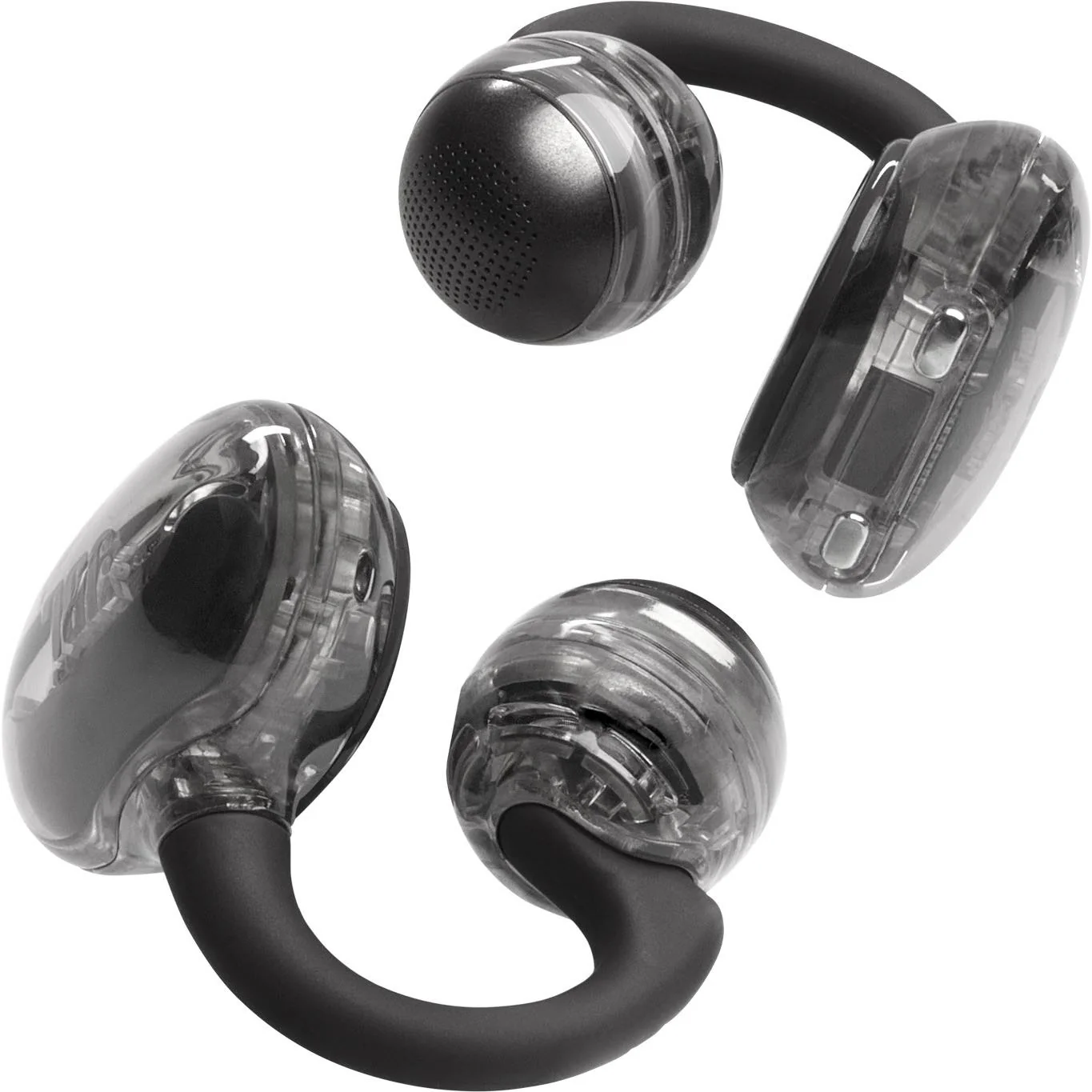 JBL SoundGear Clips TWS Open Ear Buds (Ghost Black) - Image 2