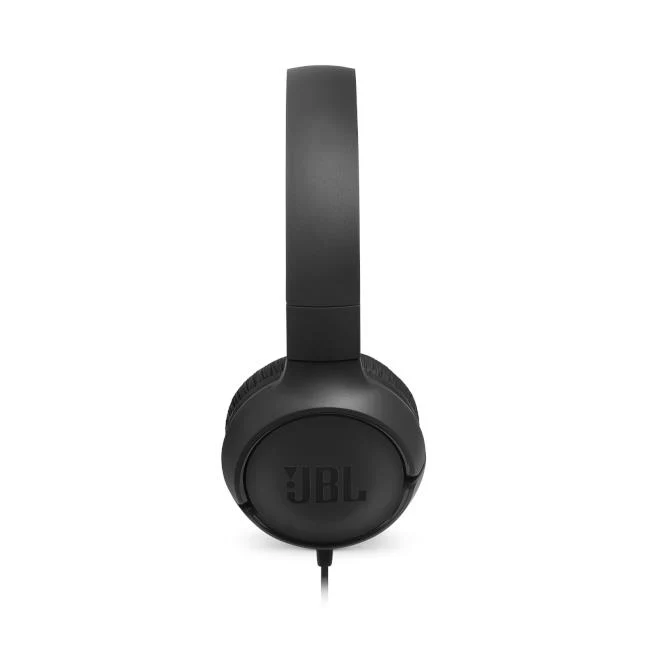 JBL Tune 500 Wired On-ear Headphones (Black) - Image 3