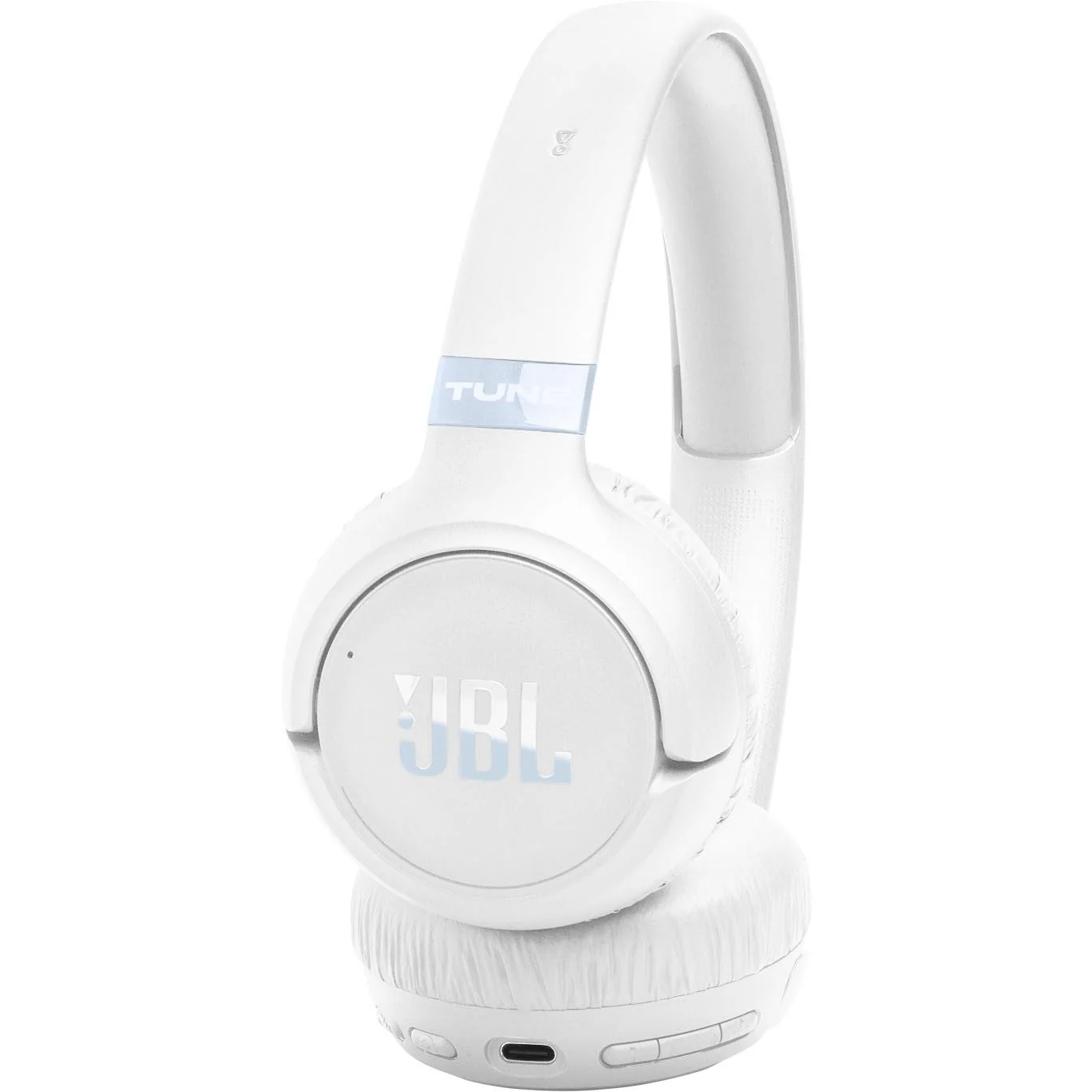 JBL Tune 680NC Wireless On-Ear Noise Cancelling Headphones (White) - Image 5