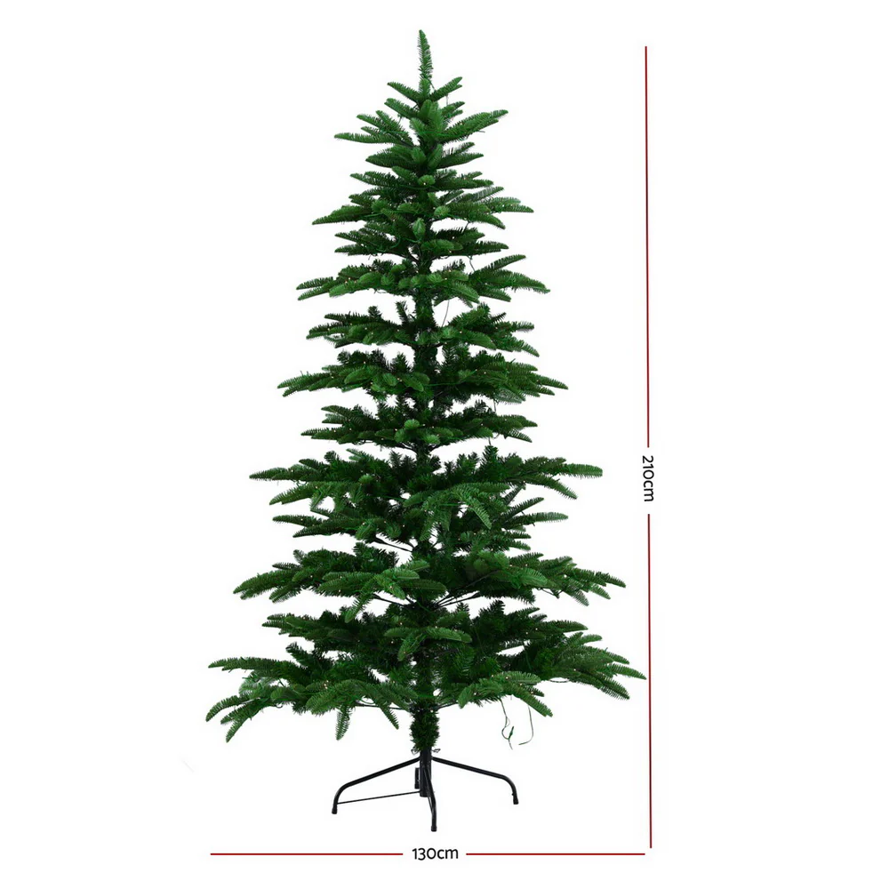 Jingle Jollys Christmas Tree 2.1M LED Sparse Xmas Tree 860 Tips Party Decoration - Image 3