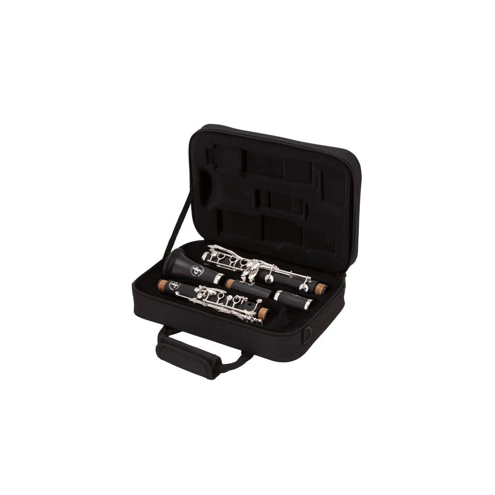 John Packer JP221 Bb Clarinet With Adjustable Thumbrest - Black/Silver - Image 2