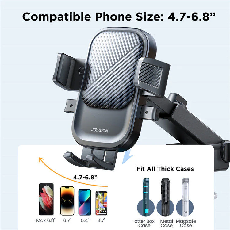 JoyRoom JR-OK6 Car Mount Phone Holder (Windshield/Dashboard) - Image 5
