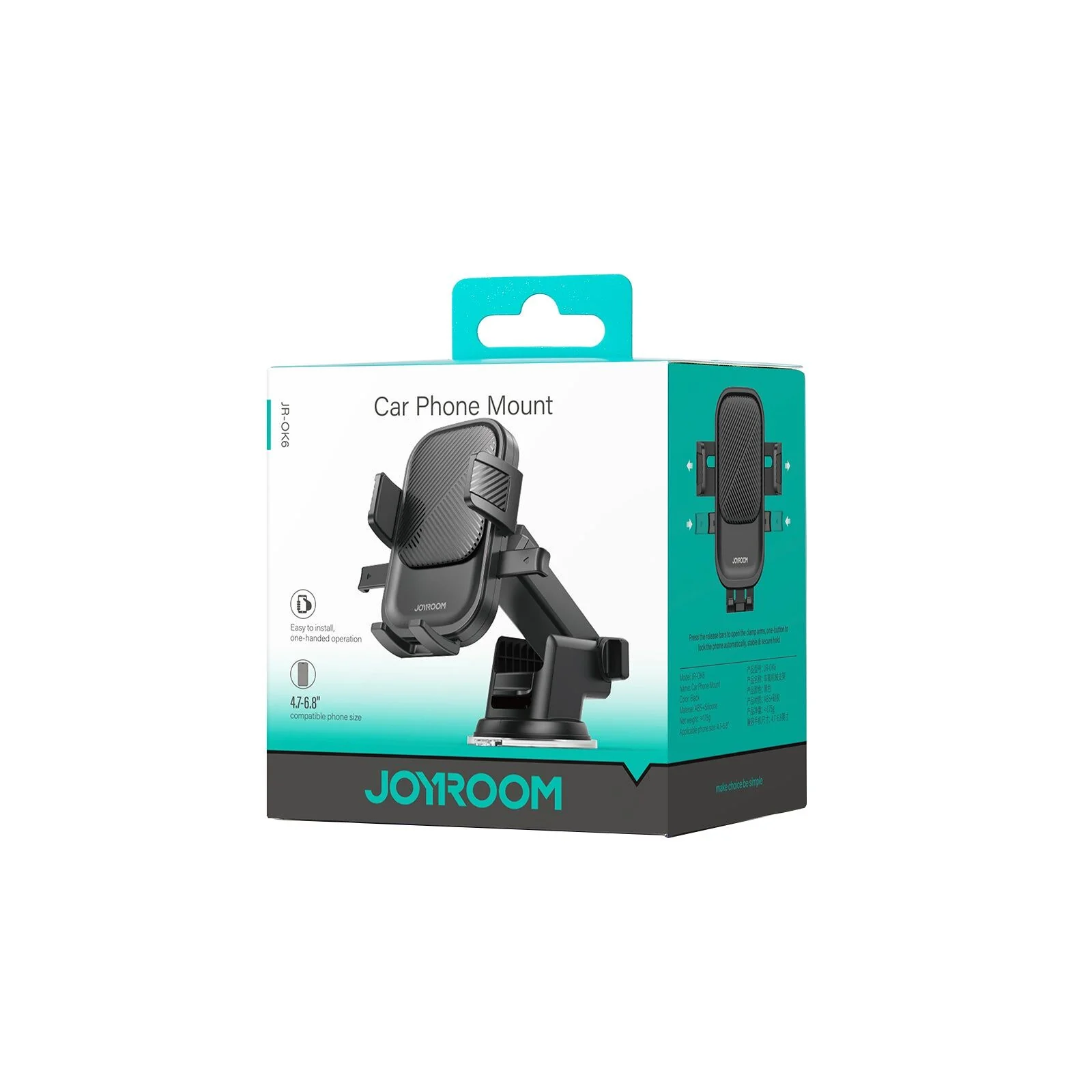 JoyRoom JR-OK6 Car Mount Phone Holder (Windshield/Dashboard) - Image 7