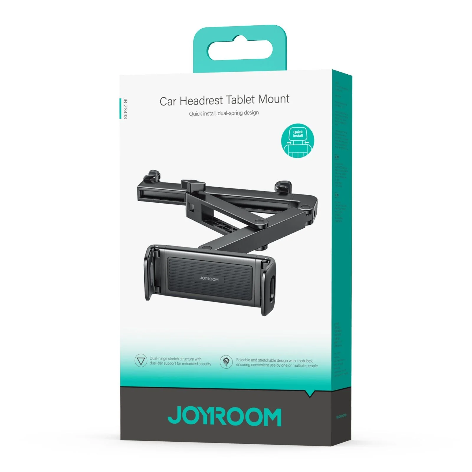 JoyRoom JR-ZS433 Adjustable Car Mount for Tablets - Image 7
