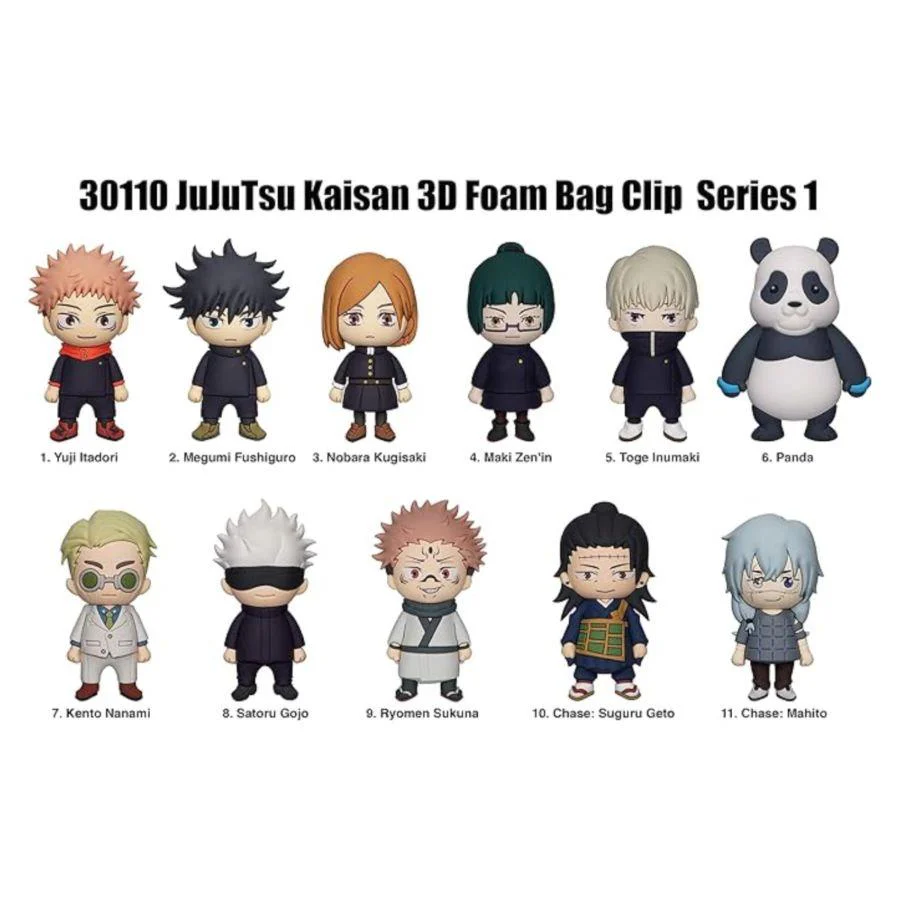 Jujutsu Kaisen - 3D PVC Bag Clip Series 1 (Blind Bag) - Image 2