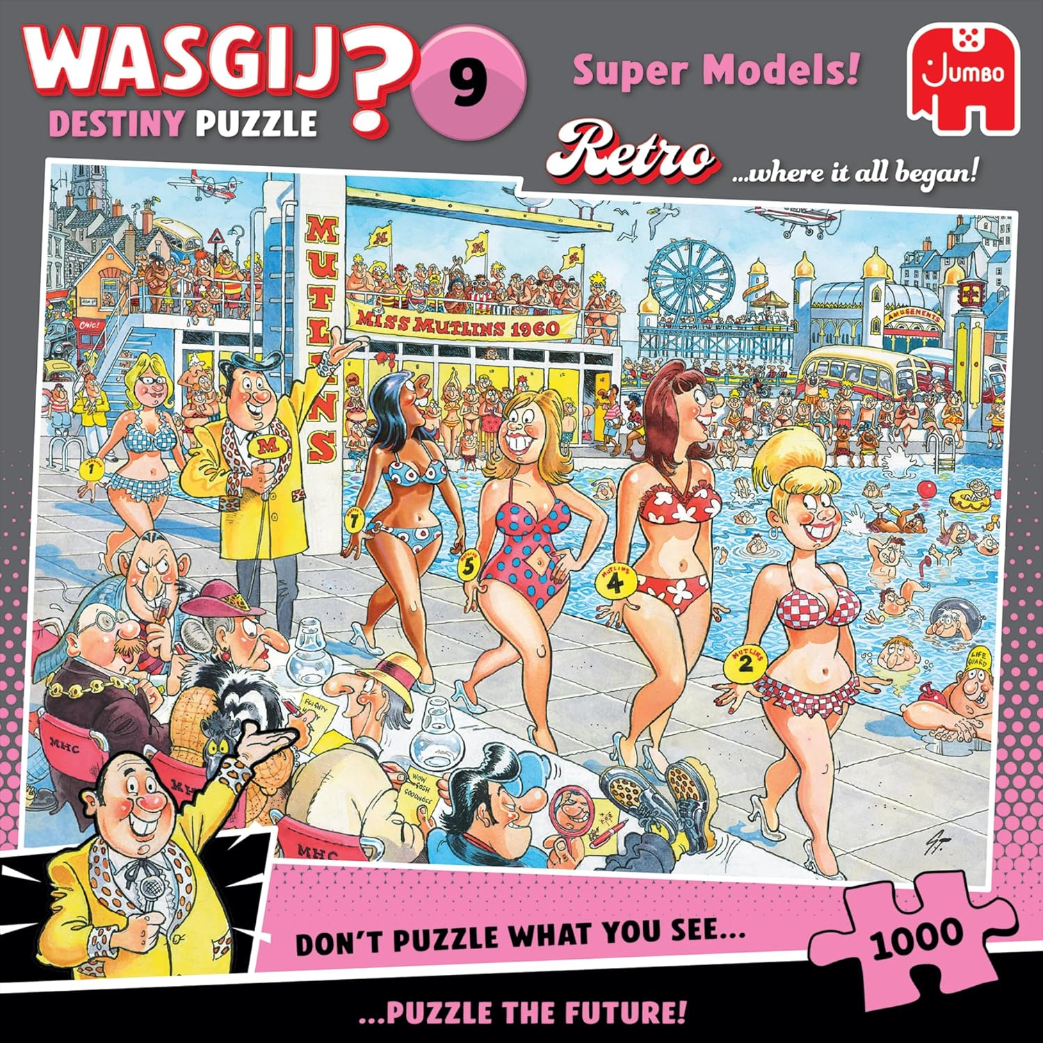 Jumbo 1000pc Wasgij? Retro Destiny #9 Puzzle - Image 2