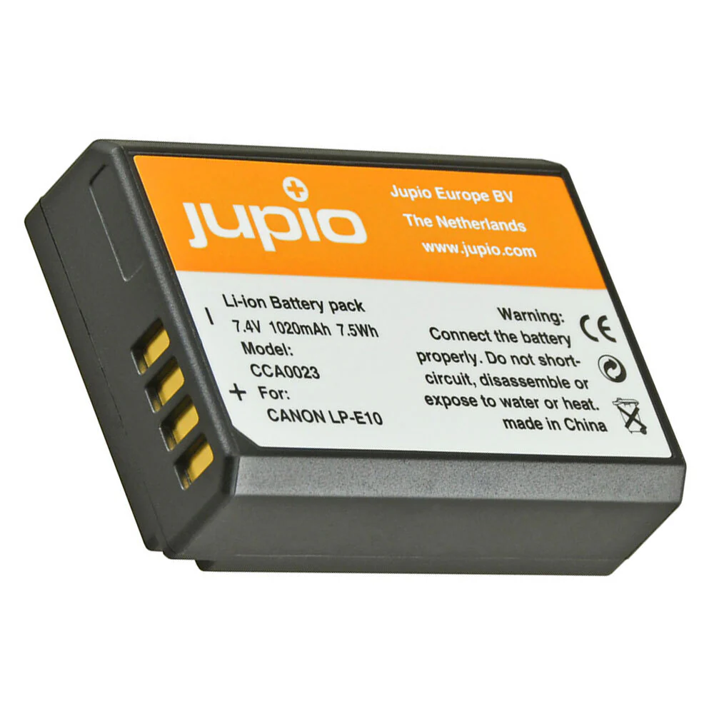 Jupio 2x Batteries 1150mAh & USB Single Charger Kit For Canon LP-E10 - Image 2