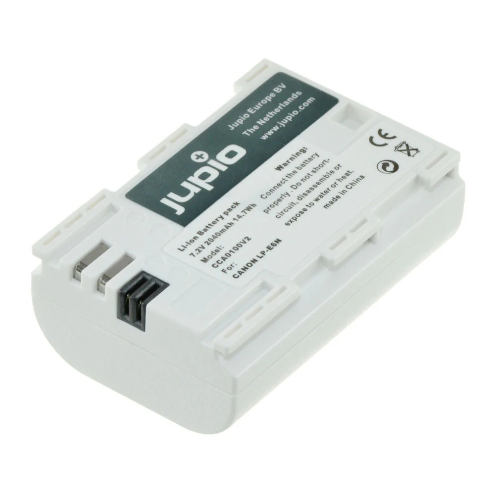 Jupio 2x Batteries 2040mAh & USB Dual Charger Kit For Canon LP-E6N Ultra - Image 2