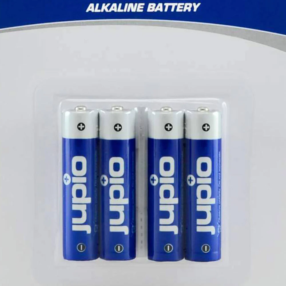 Jupio 4-Pieces Non-Rechargeable Alkaline AA Batteries LR6 (Blue) - Image 2