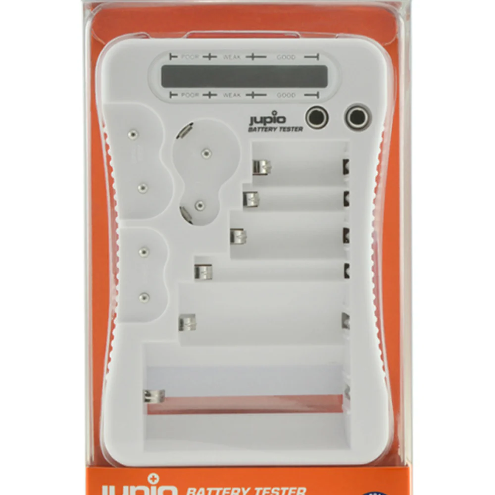 Jupio Battery Tester Suits CR123A/CR2/CR-V3/2CR5/CR-P2 (White) - Image 3