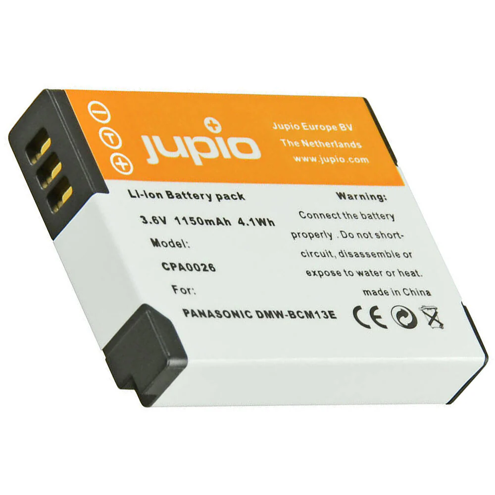 Jupio Li-Ion 3.6V 1150mAh Rechargeable Battery For Panasonic DMW-BCM13E Cam - Image 2