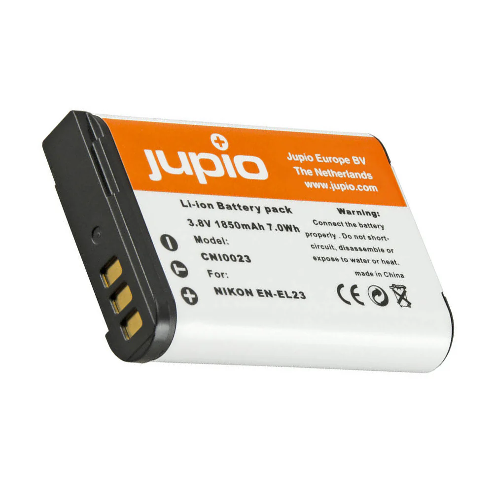 Jupio Li-Ion 3.8V 1850mAh Rechargeable Battery For Nikon EN-EL23 Camera - Image 2