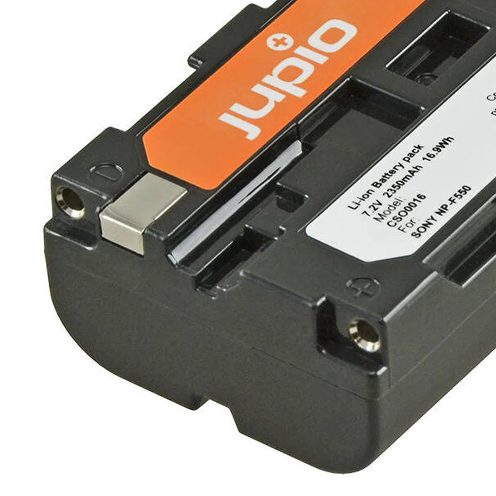 Jupio Li-Ion 7.2V 1950mAh Rechargeable Battery For Sony NP-F330/F550 Camera - Image 3