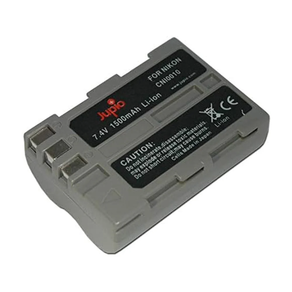 Jupio Li-Ion 7.4V 1600mAh Rechargeable Battery For Nikon EN-EL3E Camera - Image 2