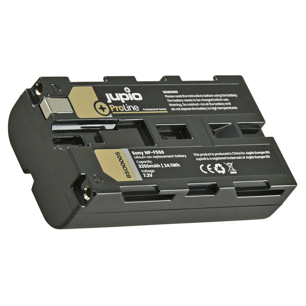 Jupio ProLine Li-ion 7.2V 3350mAh Battery For Sony NP-F550 Camera - Image 2