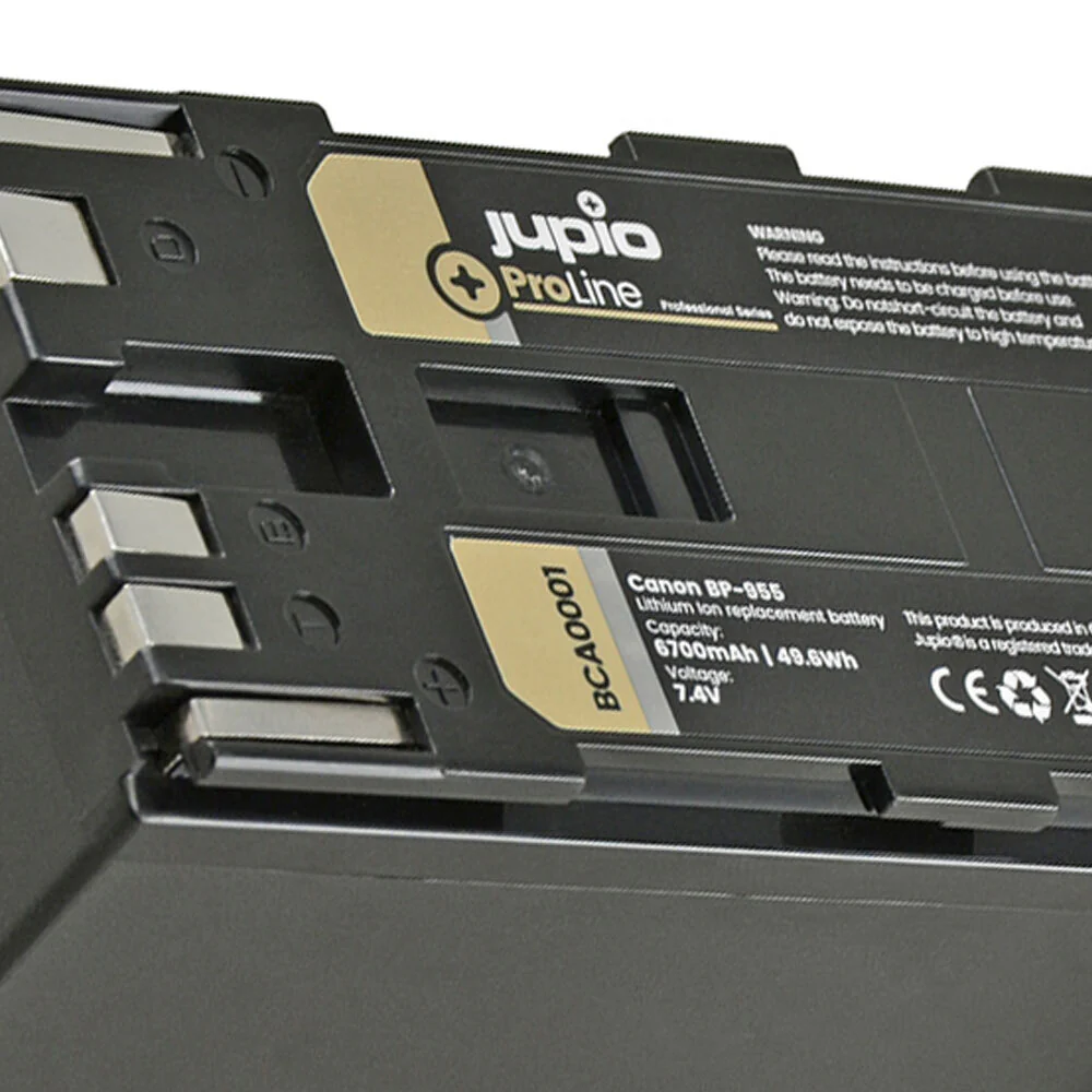 Jupio ProLine Li-ion 7.4V 10050mAh Battery For Canon BP-975 Video Camera - Image 3
