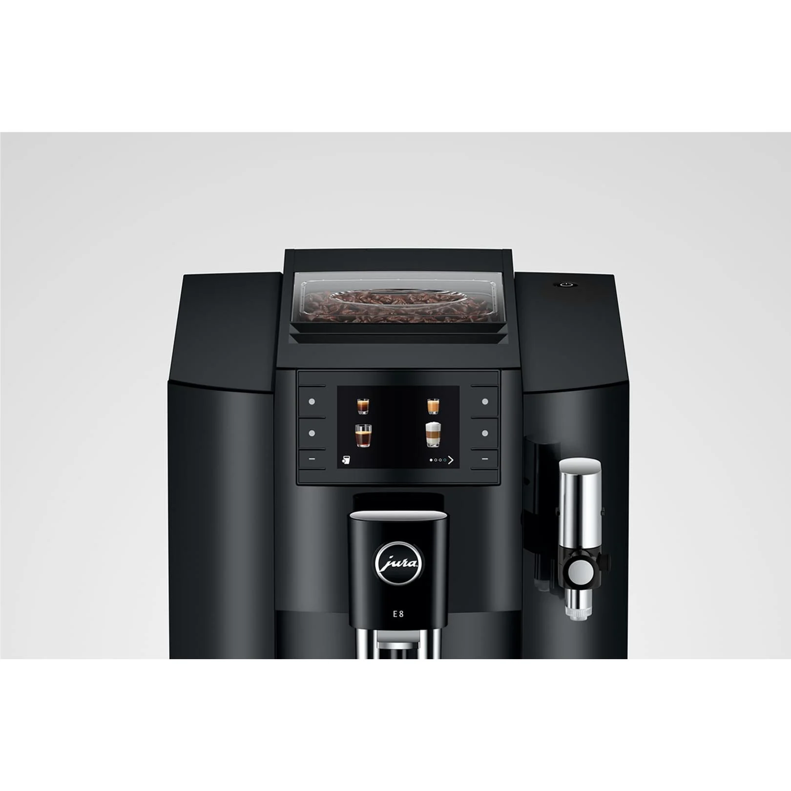 Jura E8 Fully Automatic Coffee Machine (Piano Black) - Image 8
