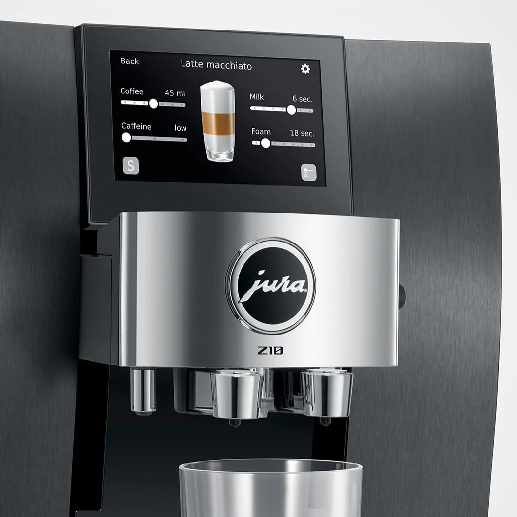Jura Z10 Fully Automatic Coffee Machine (Aluminium Black) - Image 4