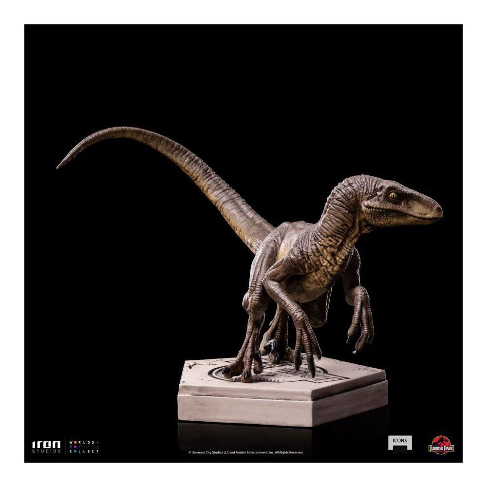 Jurassic Park Velociraptor C Icons Statue Action Figure 3.5" - Image 5