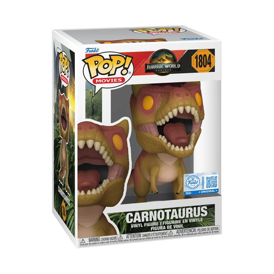 Jurassic World (2025) - Carnotaurus Pop! Vinyl - Image 2