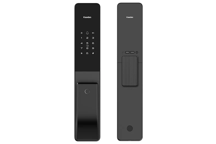 Kaadas Q15-5WK Push Pull Wi-Fi Smart Lock - Matte Black - Image 3