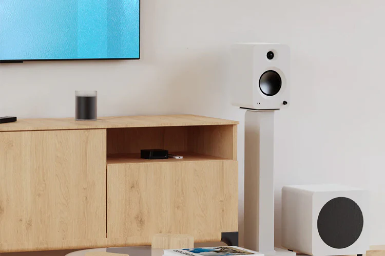 Kanto REN 200W Powered Speakers Bluetooth Pair (Matte White) - Image 5