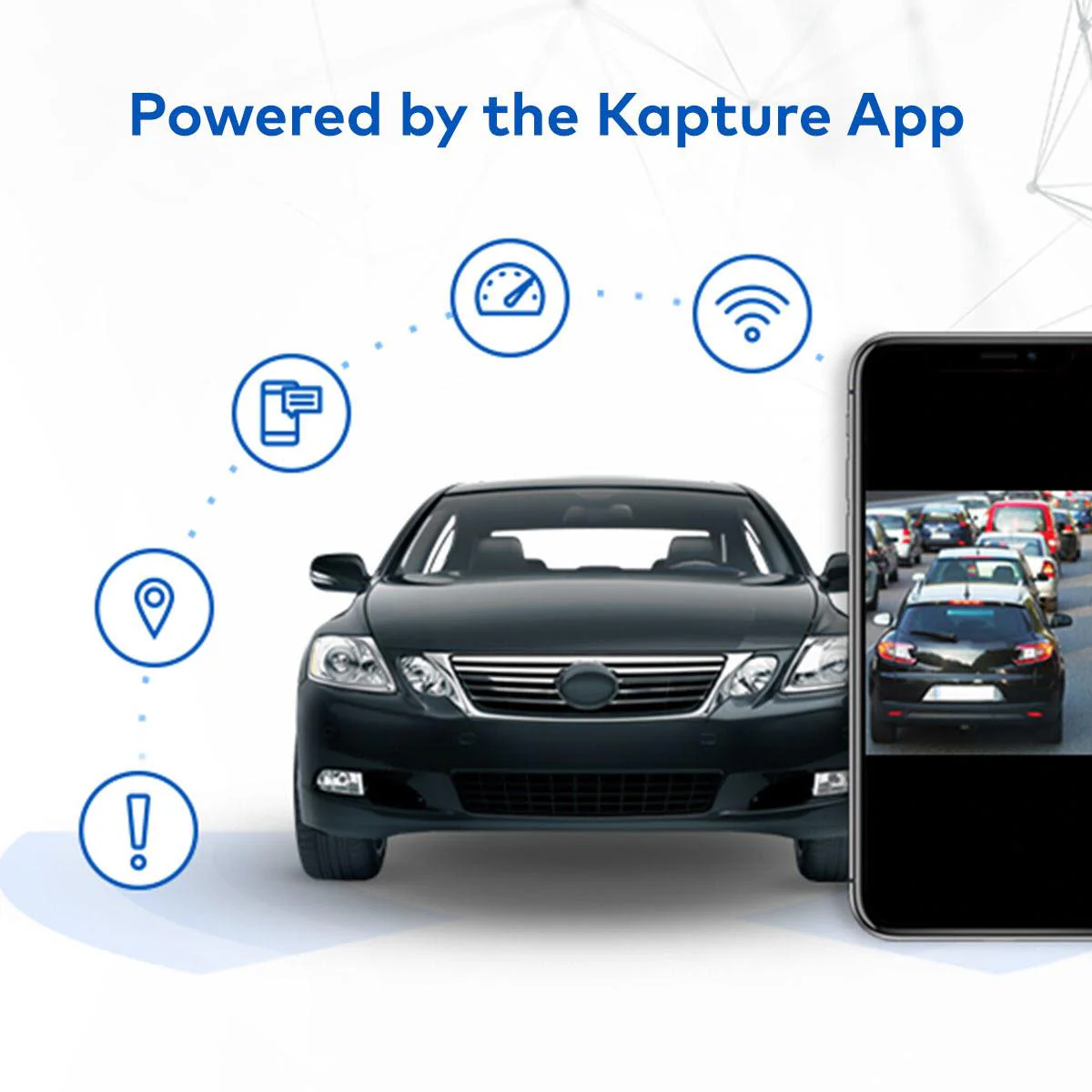 Kapture KPT-2200 2K Front & FHD Rear Dash Camera with Wi-Fi/GPS Logger - Image 6