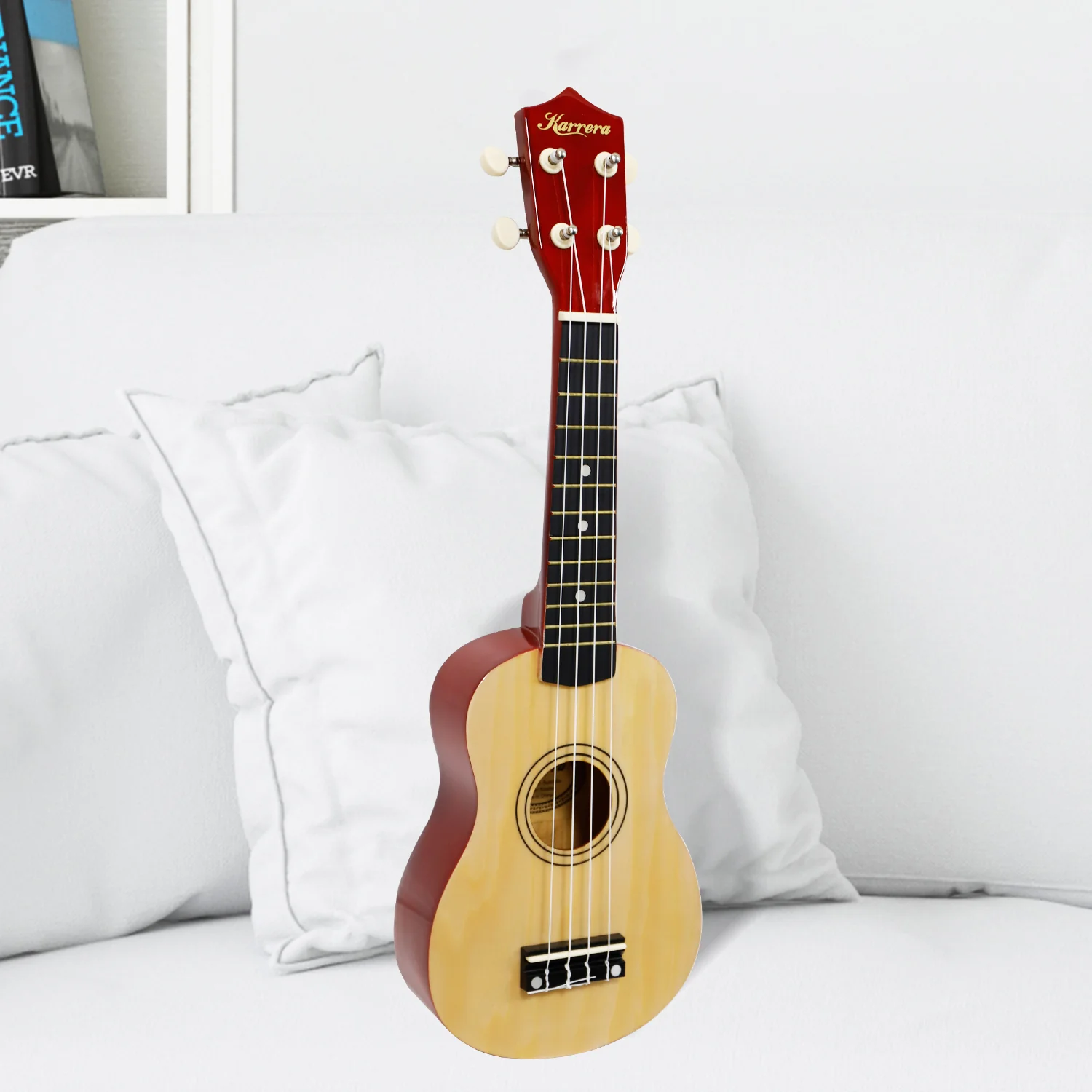 Karrera 21" Ukulele Guitar (Natural) - Image 5