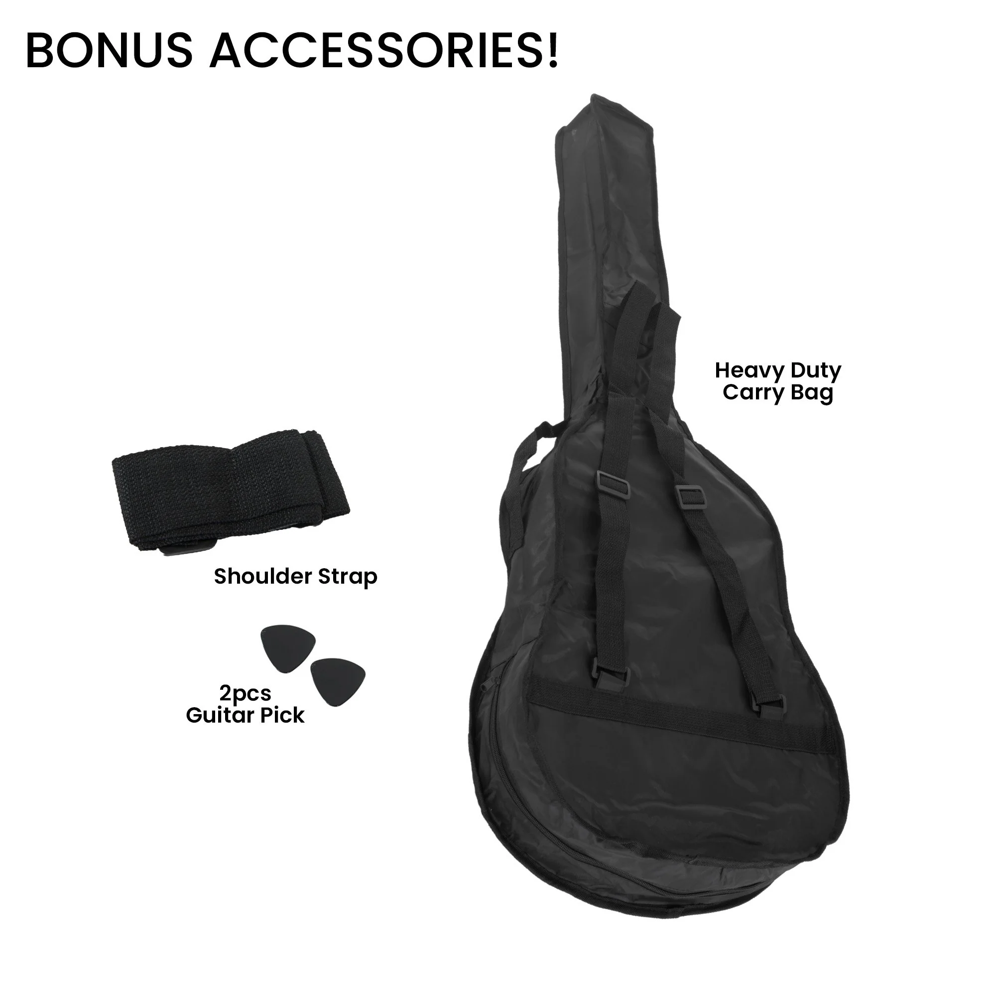 Karrera 38in Cutaway Acoustic Guitar with Carry Bag (Purple Burst) - Image 6