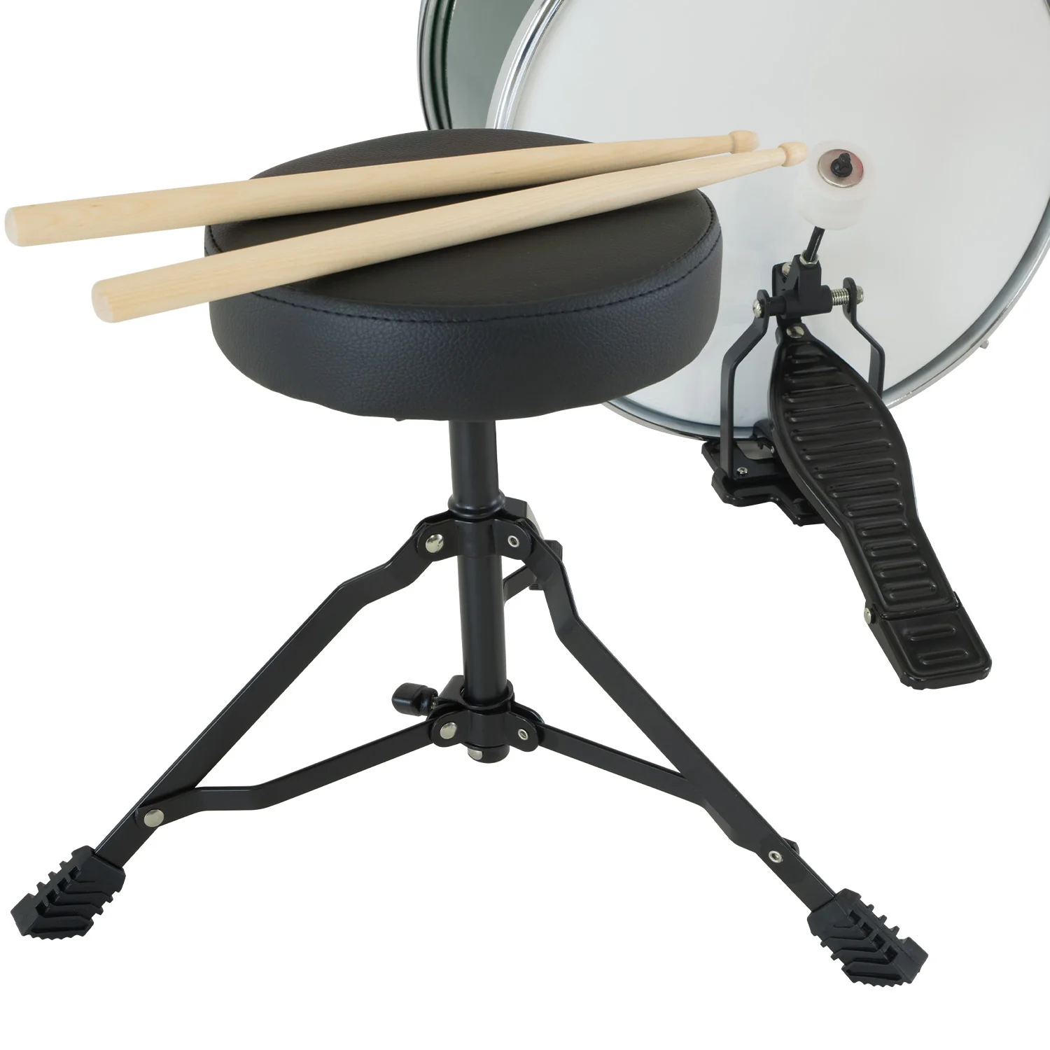 Karrera Childrens 4-Piece Drum Kit (Green) - Image 7