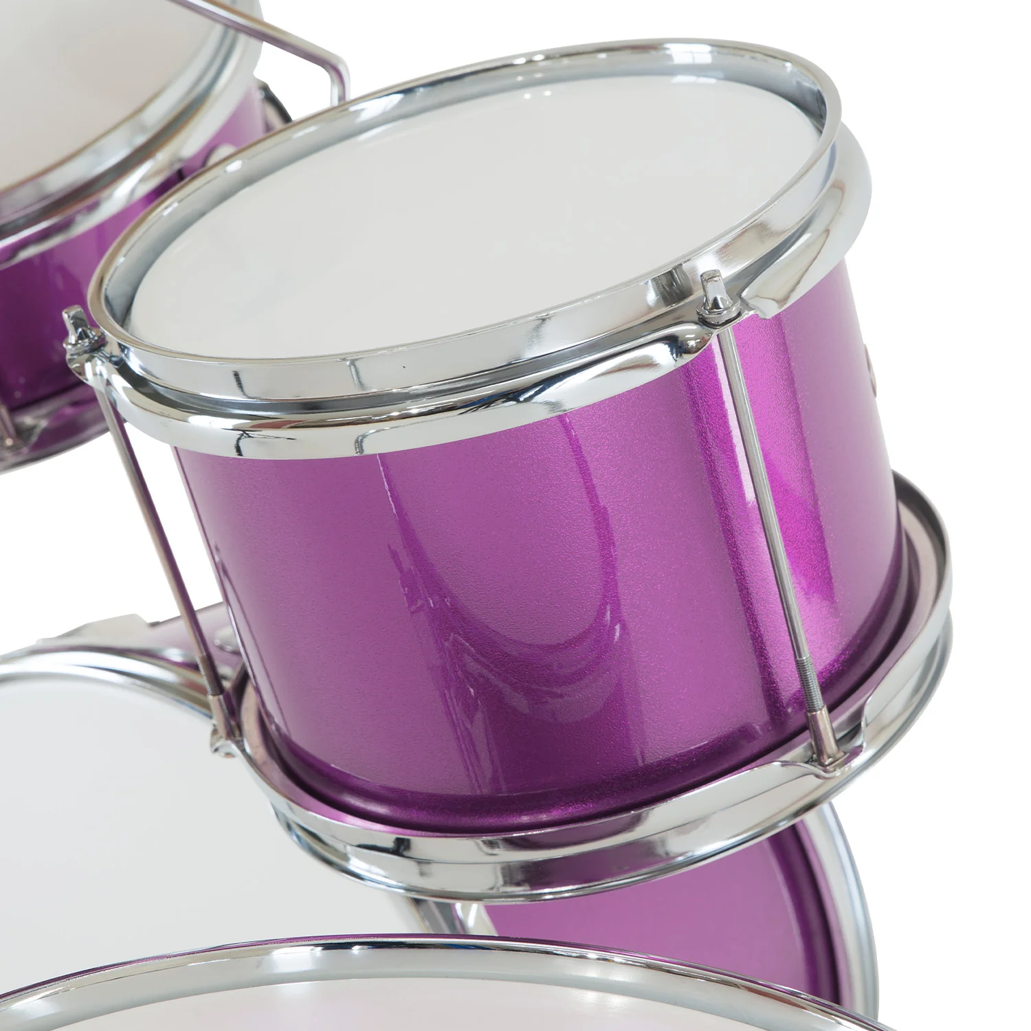 Karrera Childrens 4-Piece Drum Kit (Purple) - Image 6