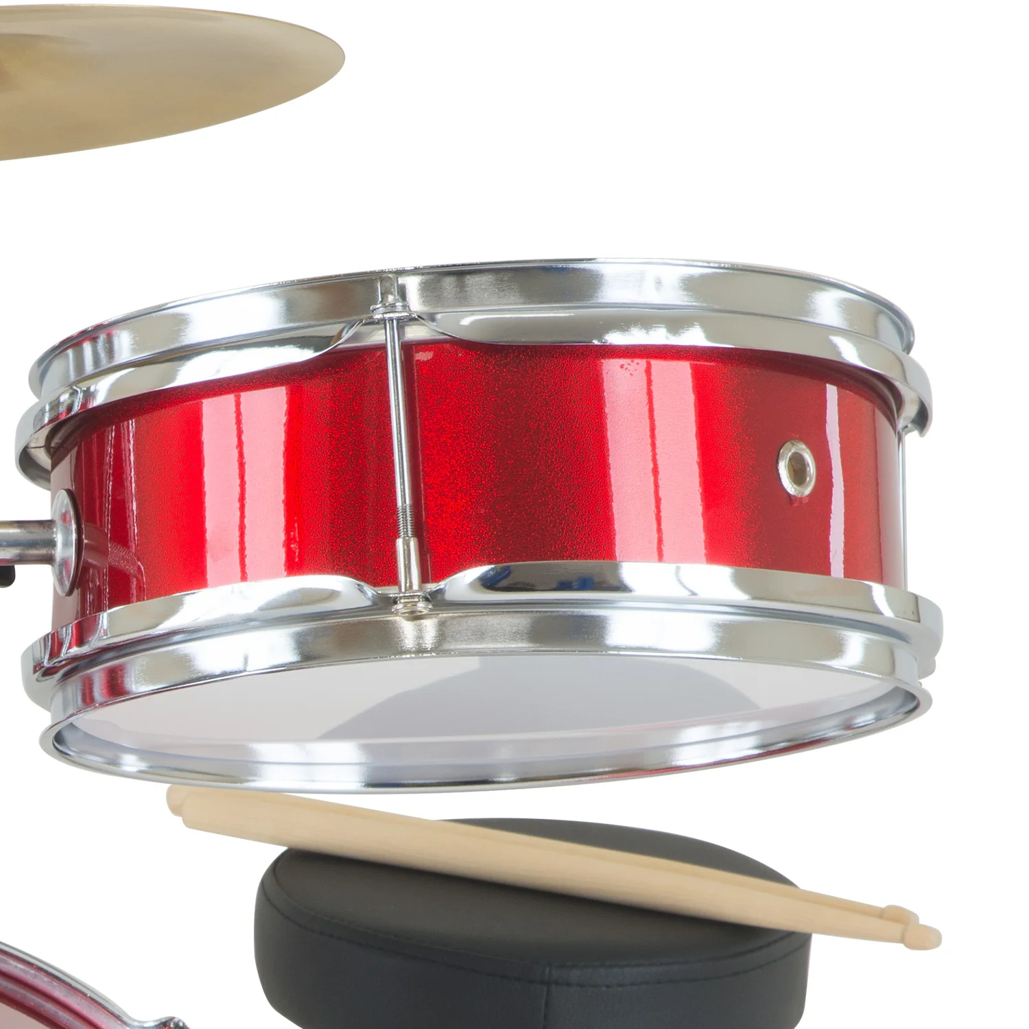 Karrera Childrens 4-Piece Drum Kit (Red) - Image 5