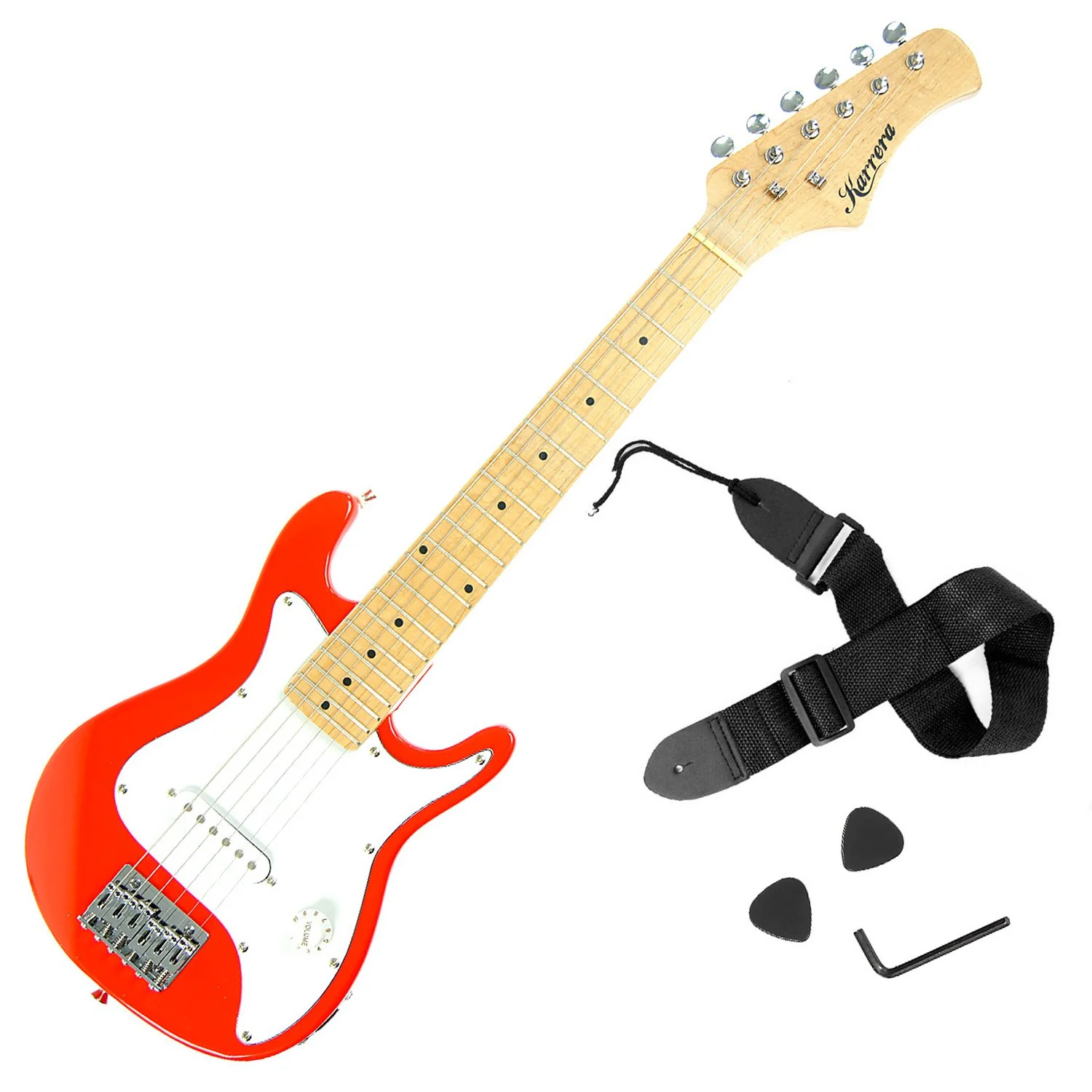 Karrera Electric Childrens Kids Guitar (Red) - Image 4