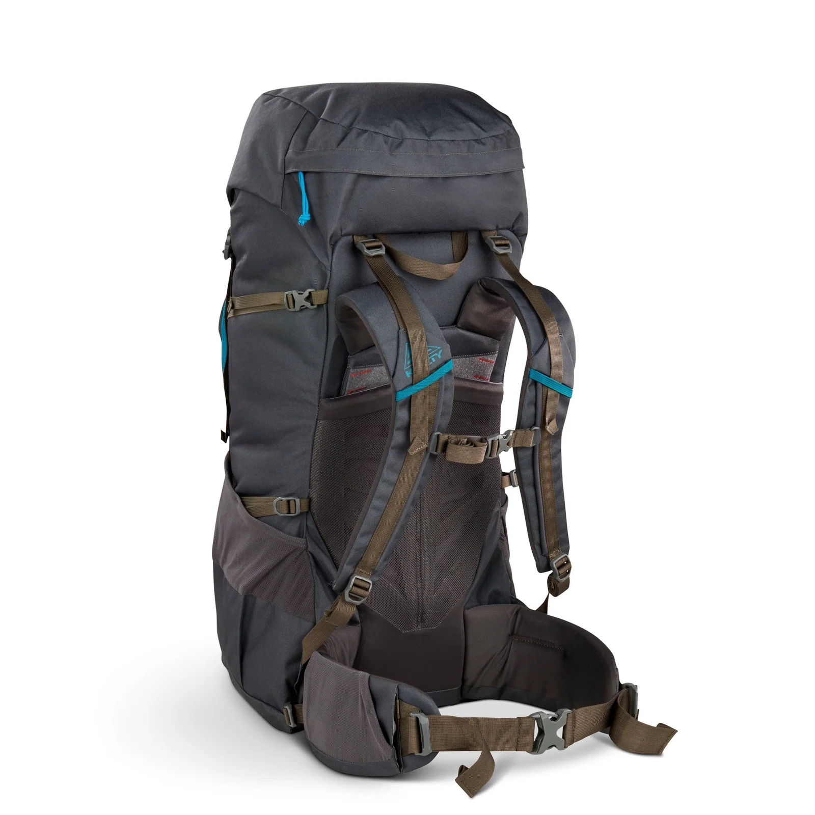 KELTY Asher 85L Backpack Bag Travel Hiking Camping Pack - Beluga/Stormy Blue - Image 8