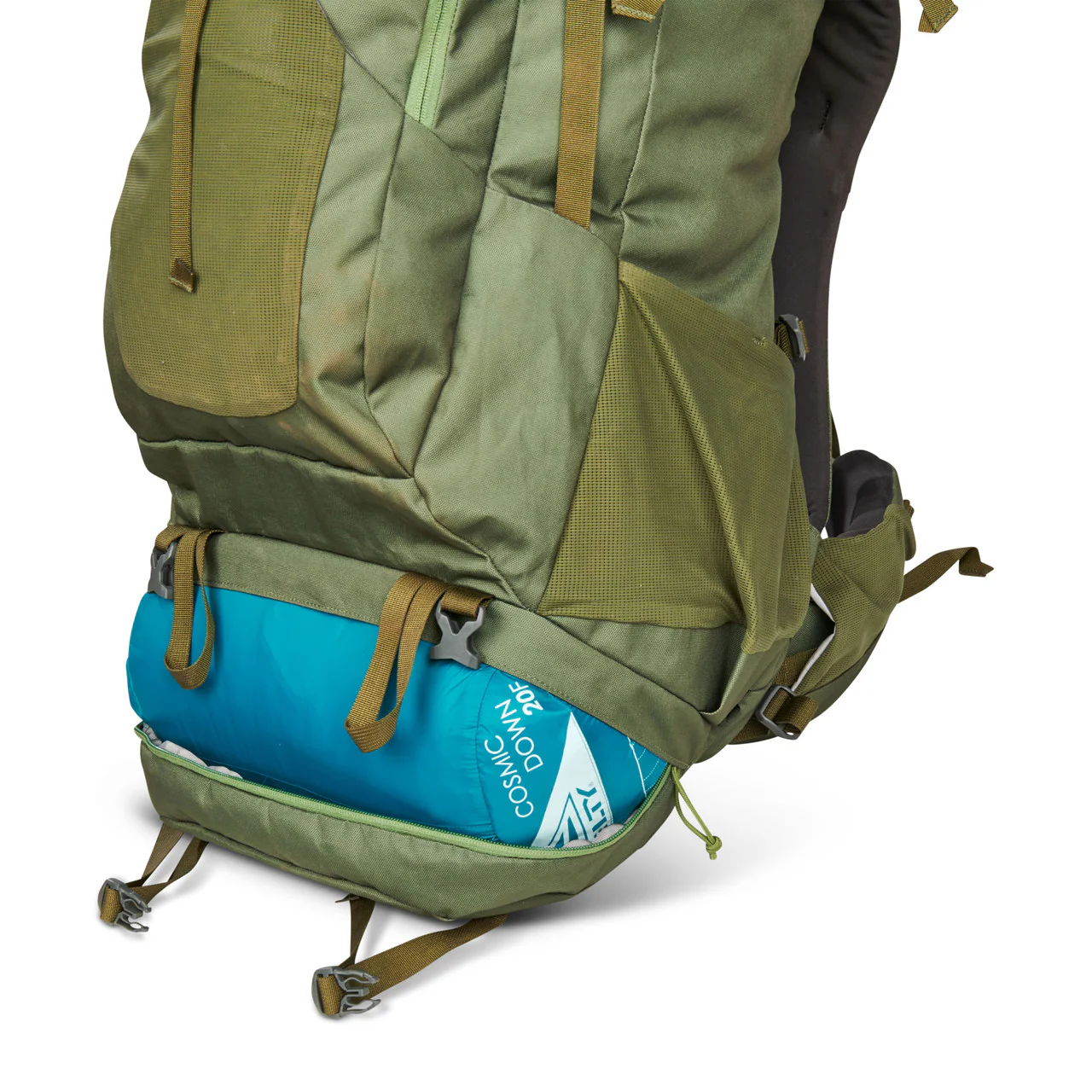 KELTY Asher Backpack Bag Travel Hiking Pack 85L (Winter Moss/Dill) - Image 3