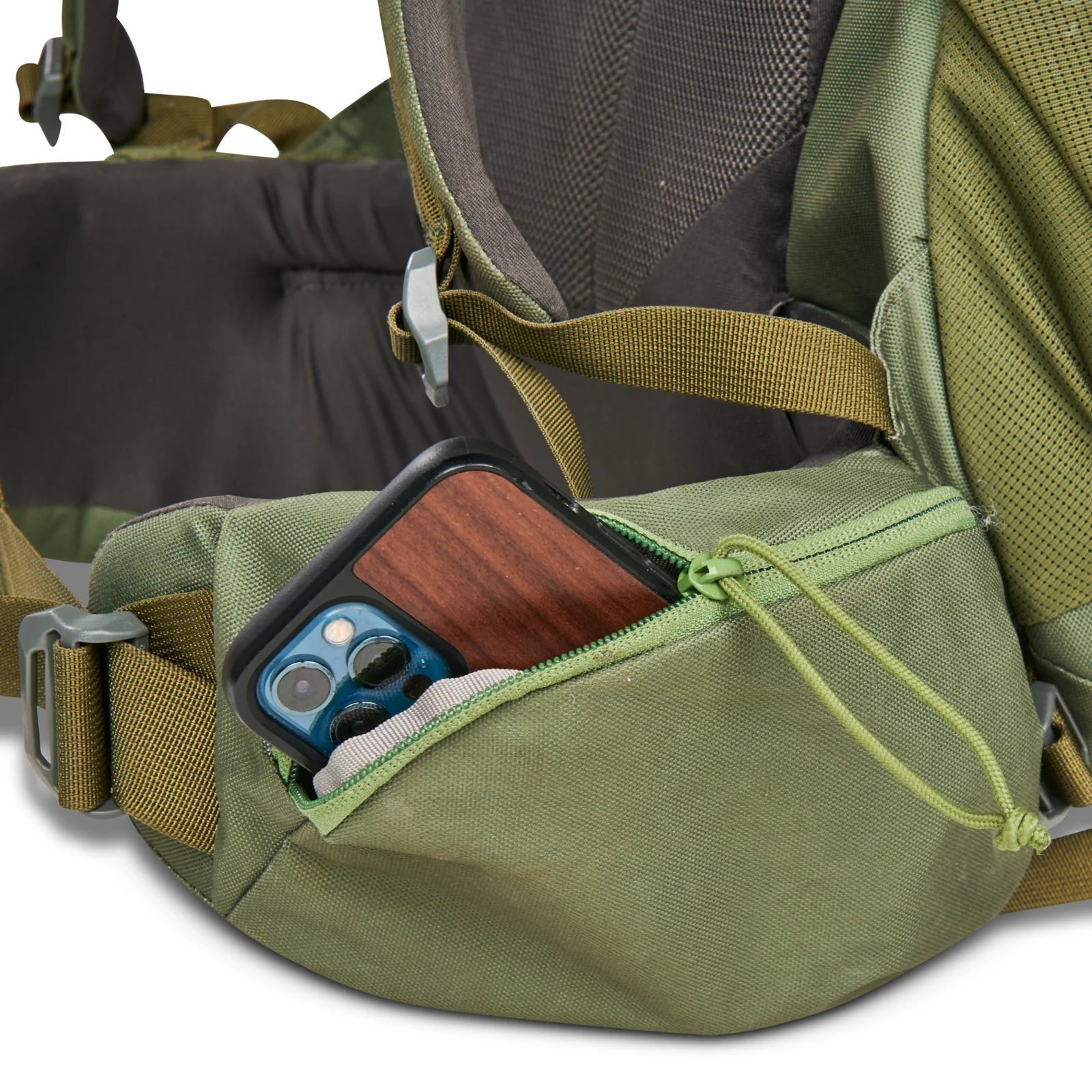 KELTY Asher Backpack Bag Travel Hiking Pack 85L (Winter Moss/Dill) - Image 4
