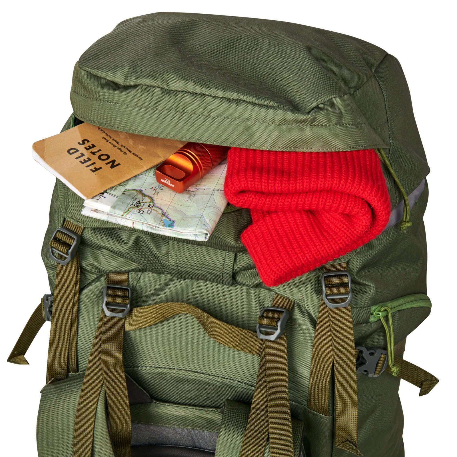 KELTY Asher Backpack Bag Travel Hiking Pack 85L (Winter Moss/Dill) - Image 7