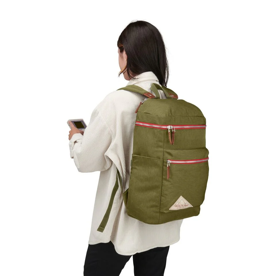 Kelty Origins Delano 21L Backpack Heritage Day Pack 15" Bag - Burnt Olive - Image 7