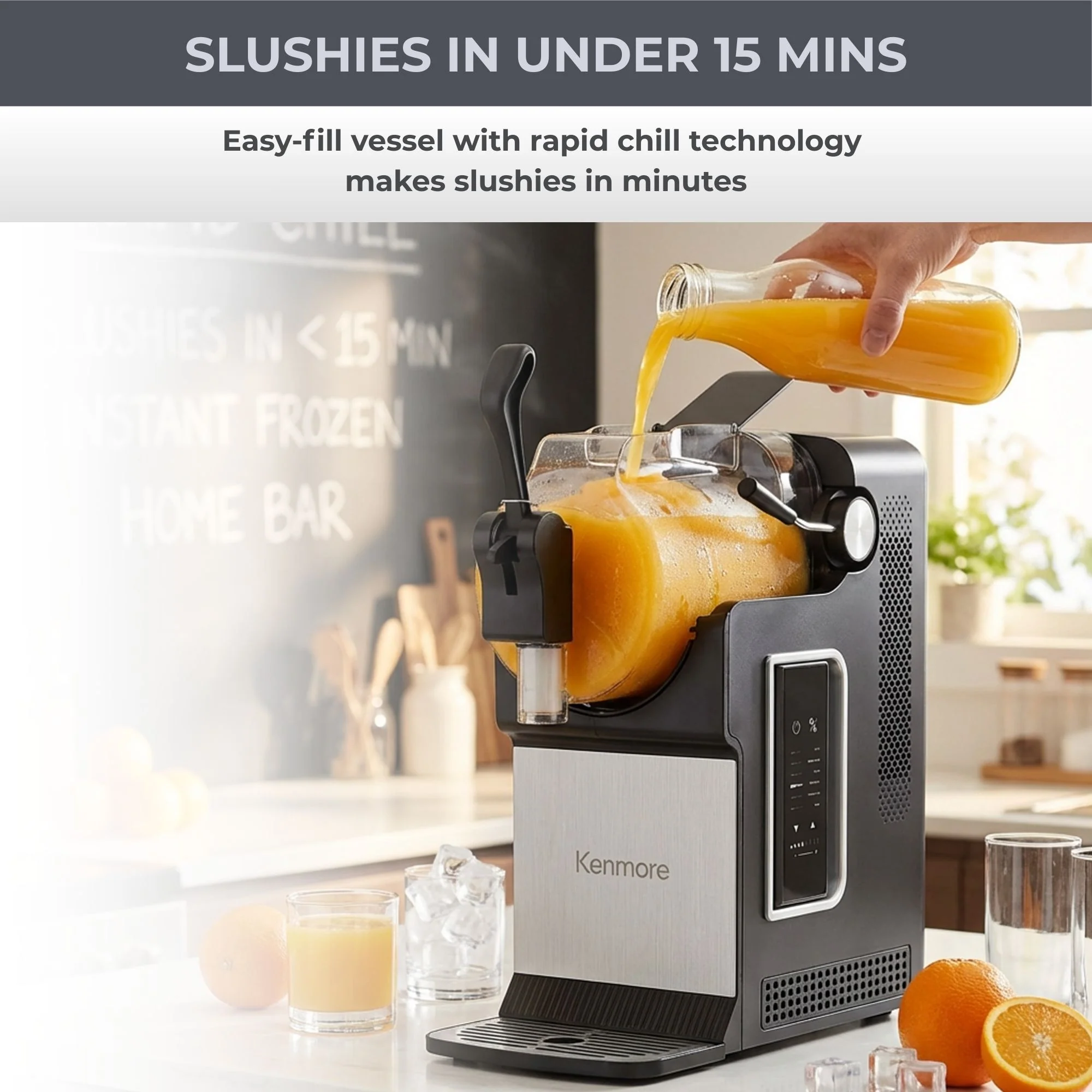 Kenmore Slushie and Frozen Drink Machine, 2.1 L - Image 3