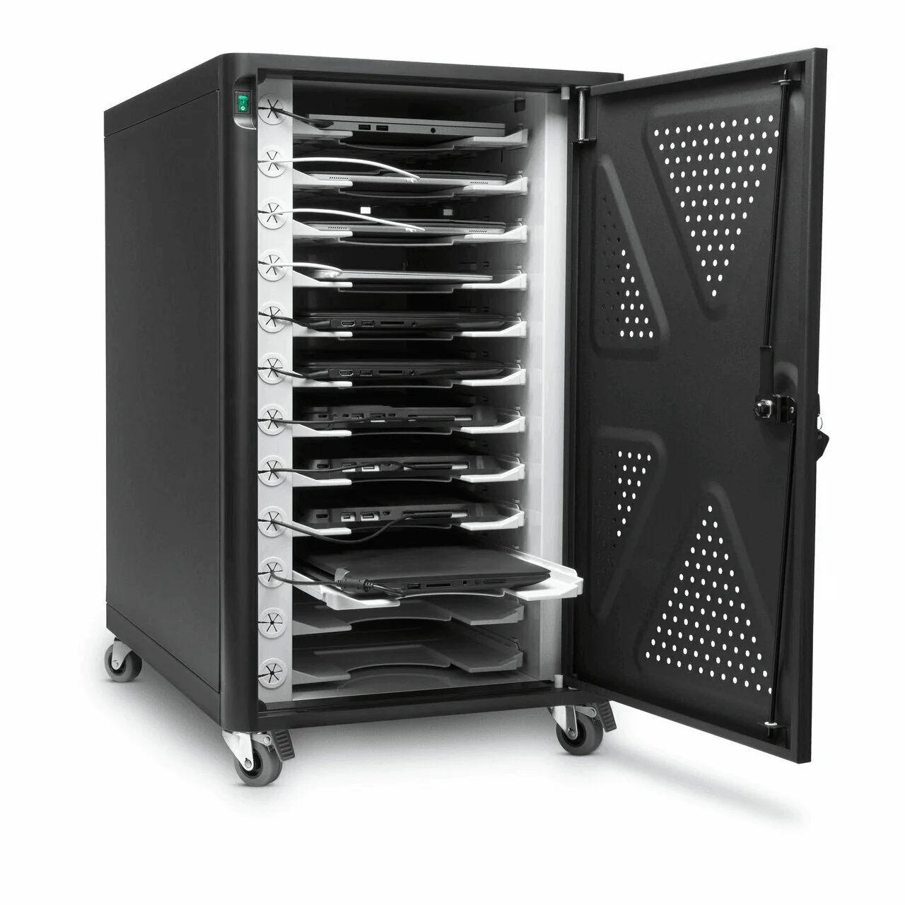 Kensington AC12 Chromebook/Laptop/iPad Charging Cabinet Trolley Secure - Image 3