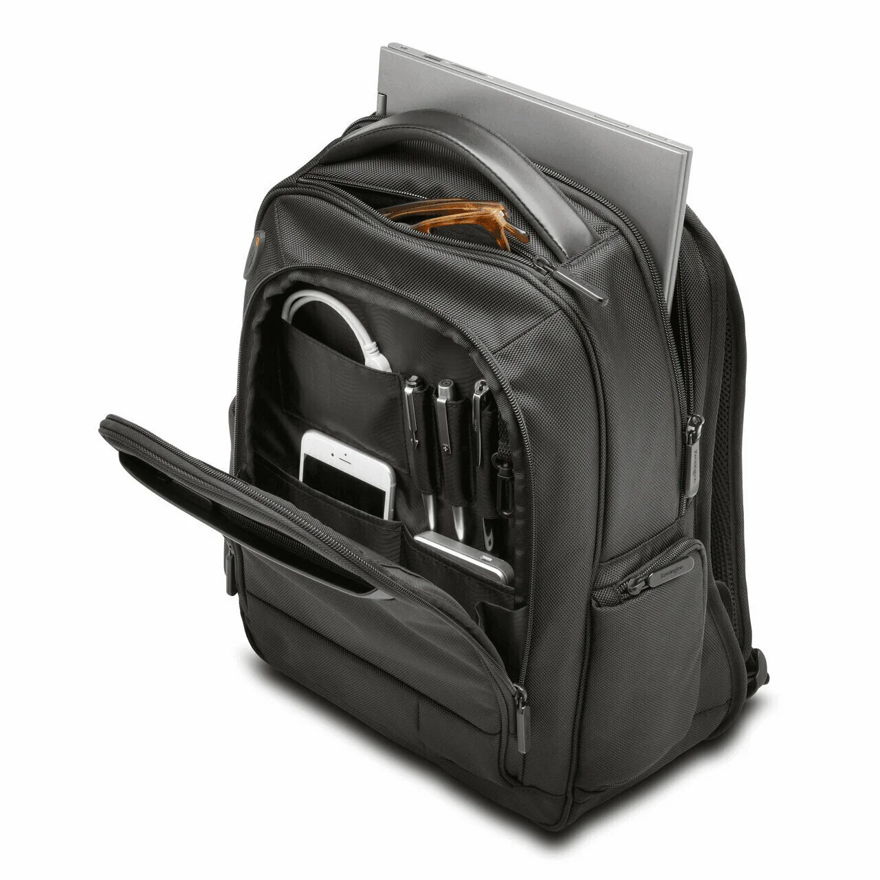 Kensington Contour 2.0 Business Slim Laptop Backpack Bag 14" Black - Image 4
