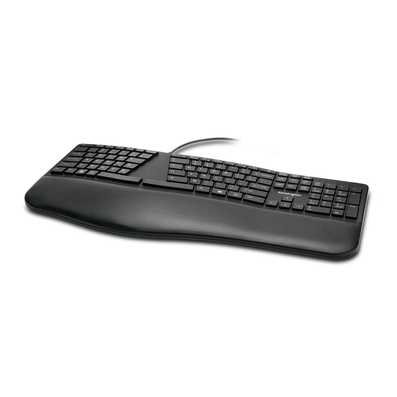 Kensington Dual Comfort Keyboard Split Keys Ergonomic Wired Wrist Rest - Image 3